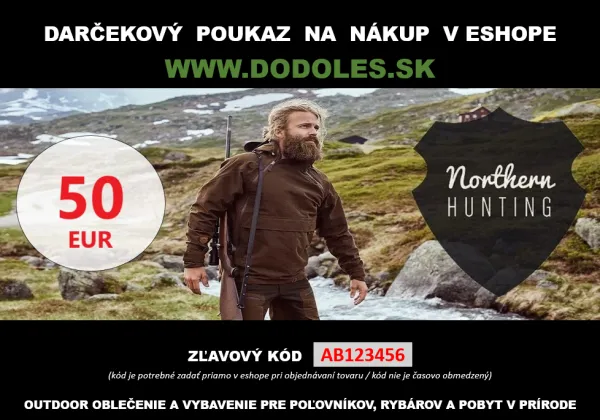 Darčekový poukaz v hodnote 50 EUR