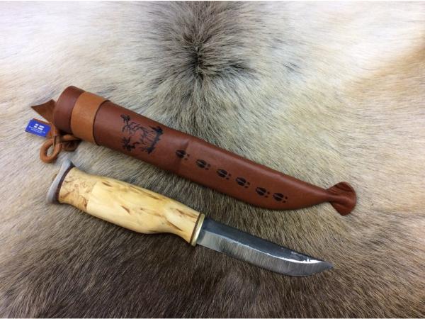 Nôž Wood Jewel Visapuukko sarvihatulla - čepel 9,5 cm